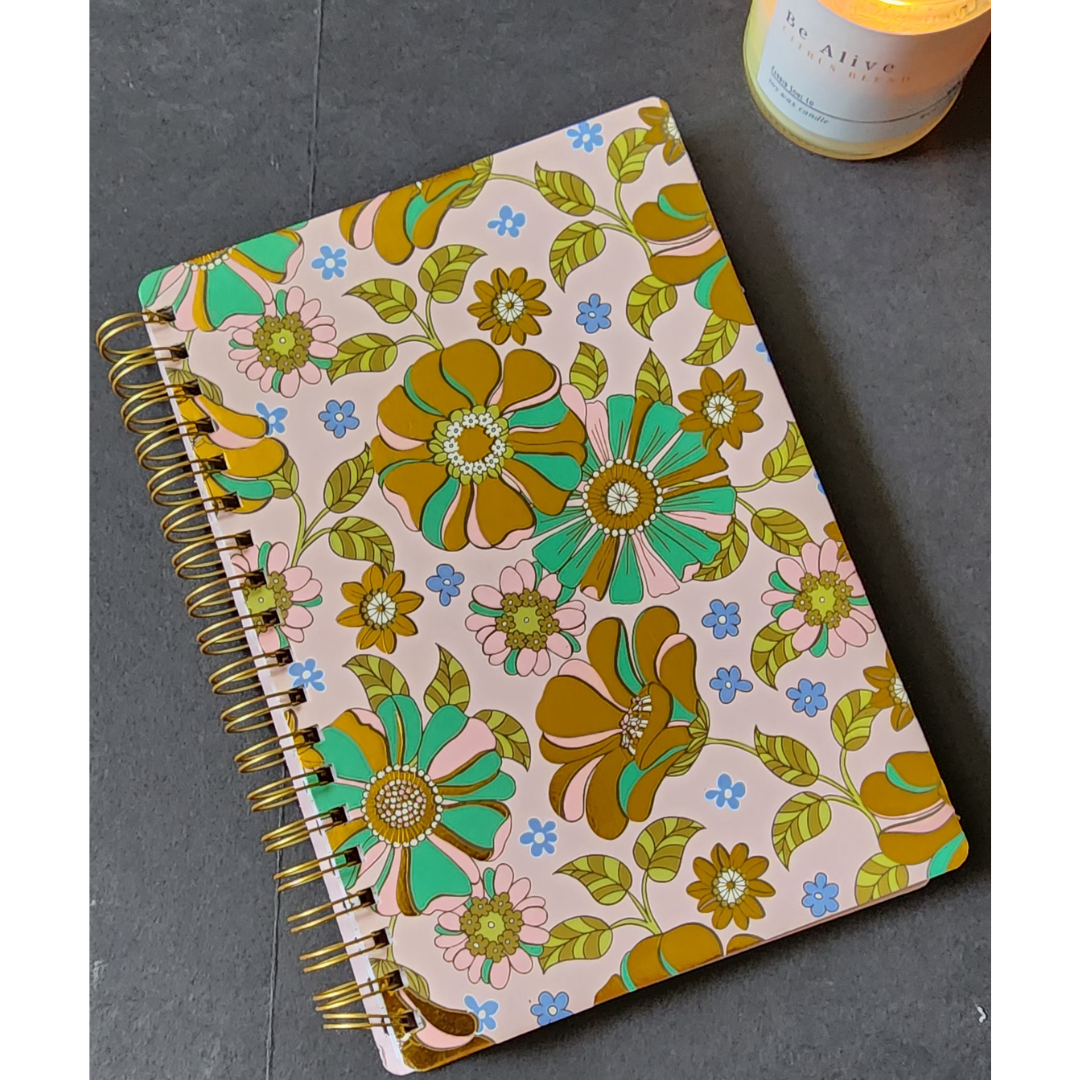 Journal: Floral Metallic