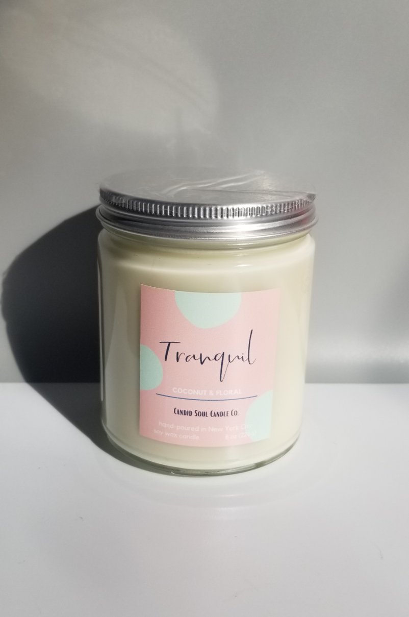 BE TRANQUIL | Coconut + Green Floral