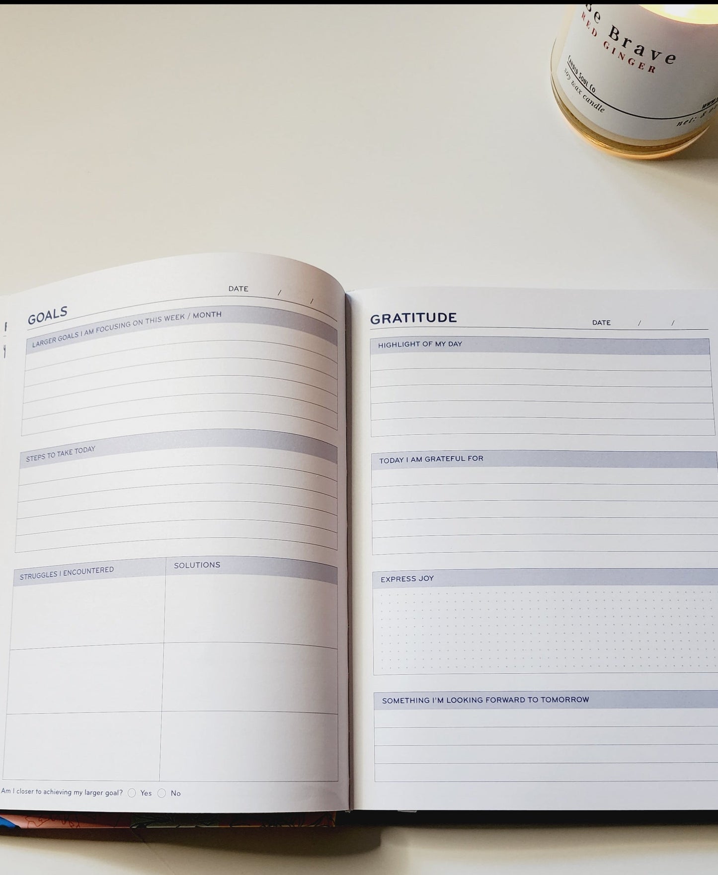 Journal: Guided All-in-One Goal Setting