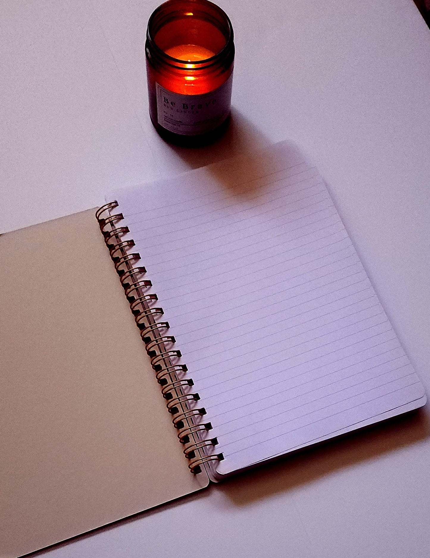 Journal: Pink Flower Metallic