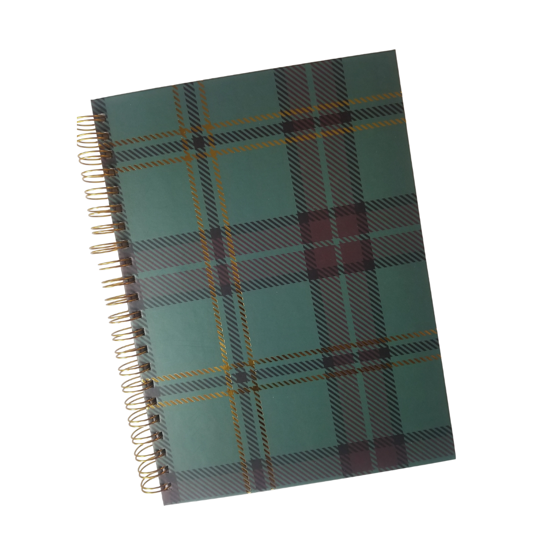 Journal: Green Plaid
