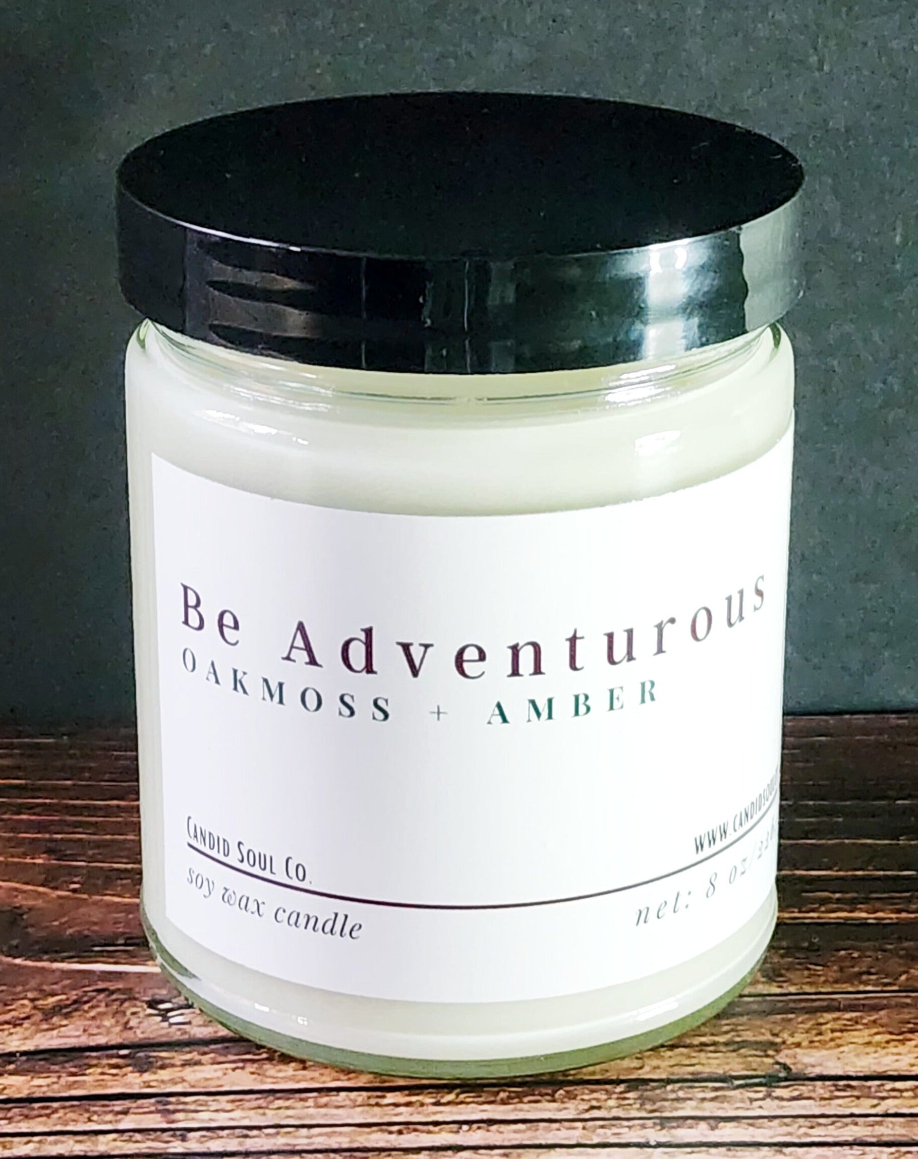 Be Adventurous: Scented Soy Wax Affirmation Candle