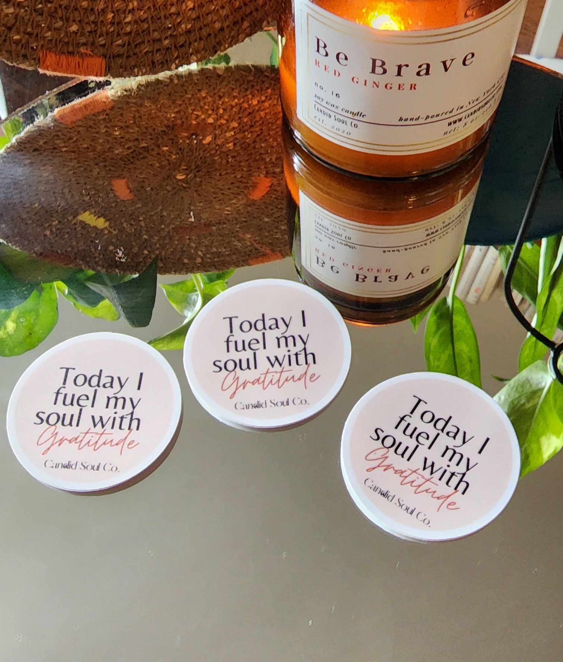 Gratitude jar sticker